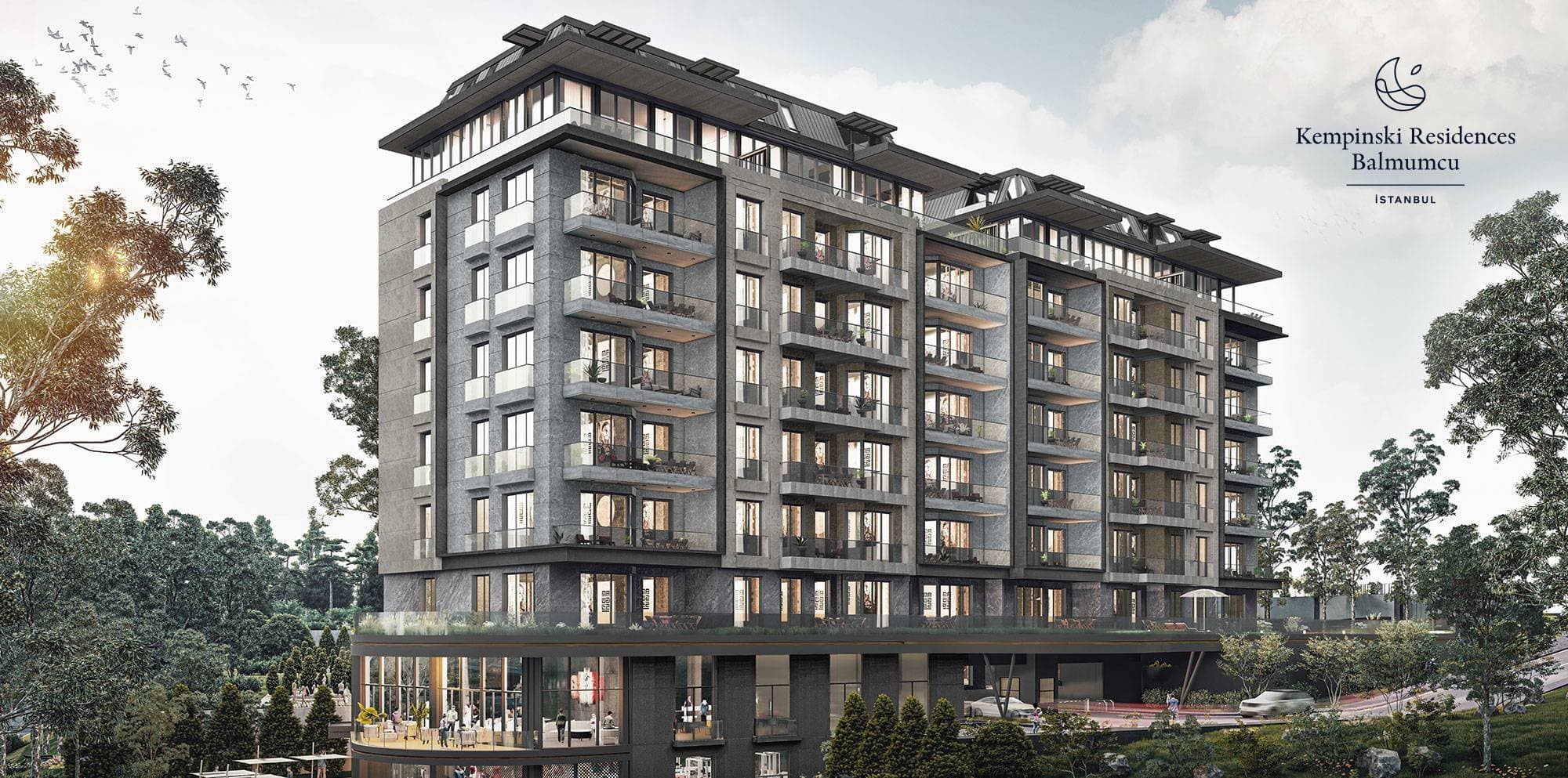 Kempinski Residences Balmumcu — آپارتمان 3+1 با نمای Bosphorus