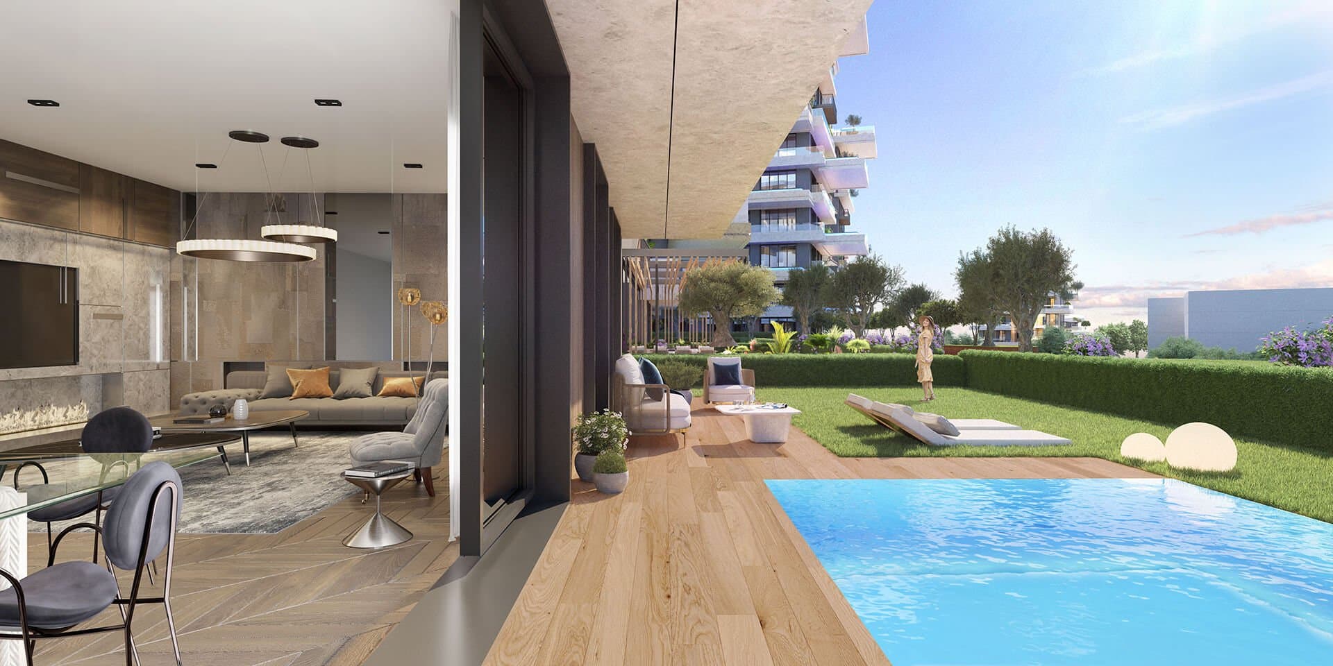 مسكن عائلي فسيح 3+1 في DAP Nişantaşı Koru — Teşvikiye