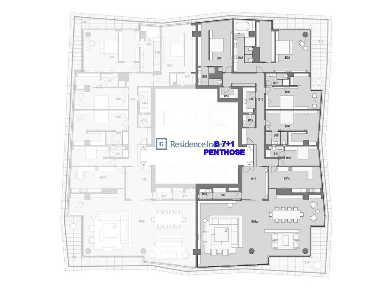 Raffles Residences Zorlu Center — апартаменты 3+1 с отельным сервисом